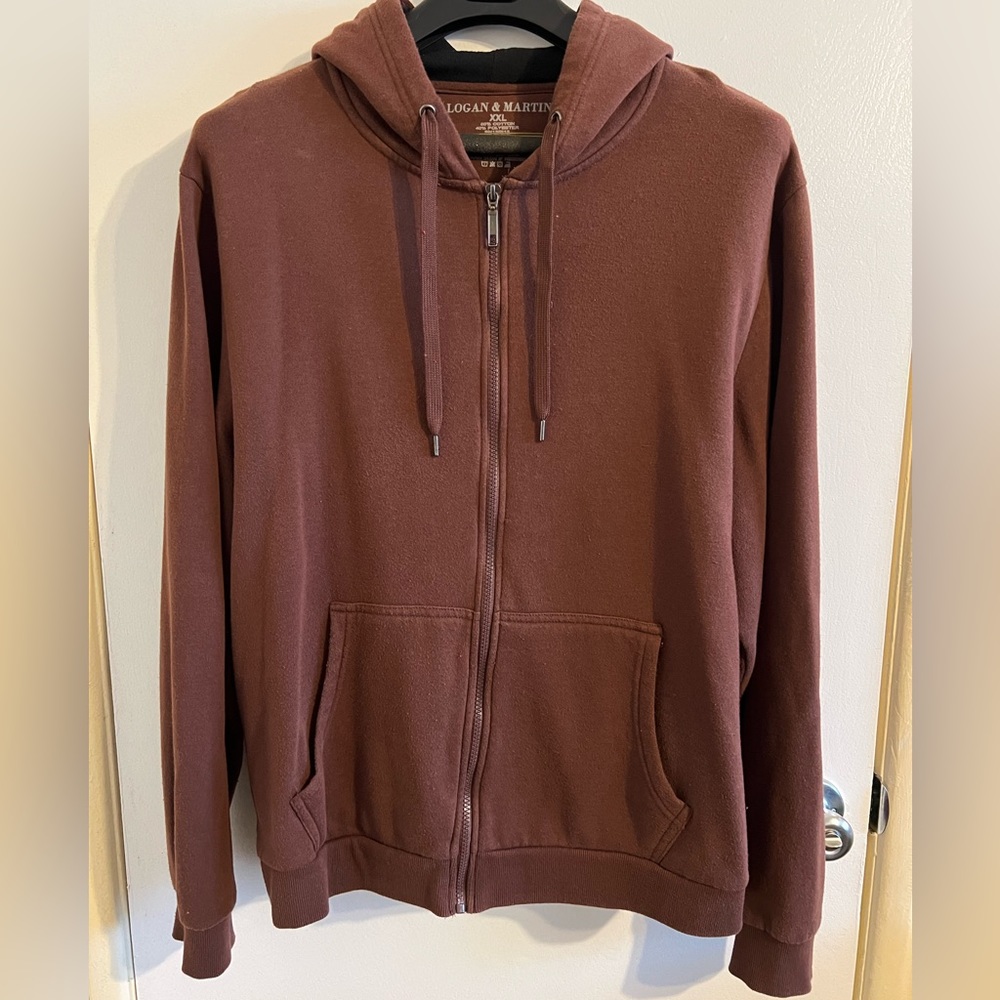 Logan & Martin Hoodie/ Brown size XXL